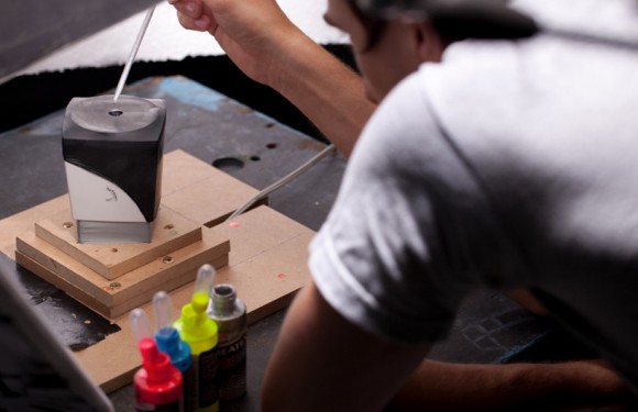 Dentsu: paint sound sculptures.     arts    That Dope