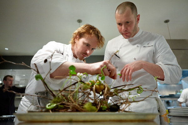 Grant Achatz and Mike Bagale 