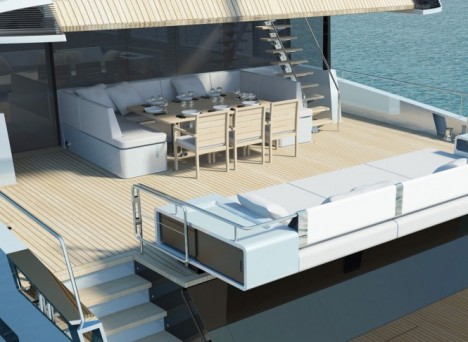 luxury yacht Kanga Exterior
