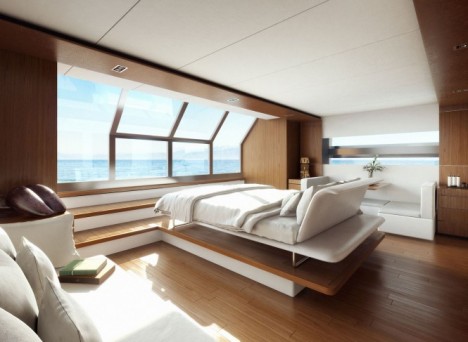 Wally luxury yacht Kanga bedroom