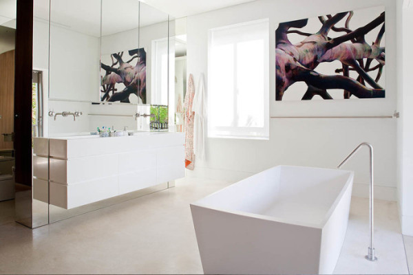 Cate Blanchett Sydney Estate bathroom