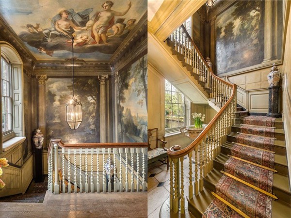 Michael Bloomberg London Mansion stairs