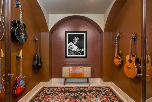 Miley Cyrus Home Guitar Room