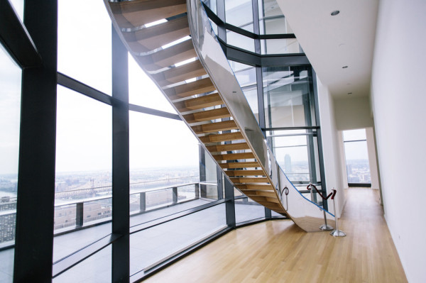 stainless steel staircase