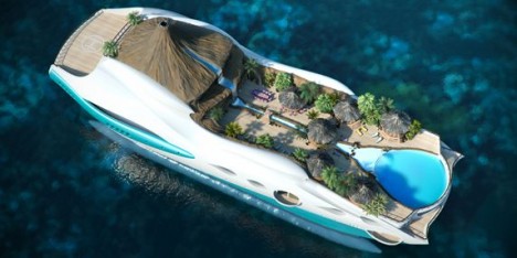 Tropical Island Paradise yacht