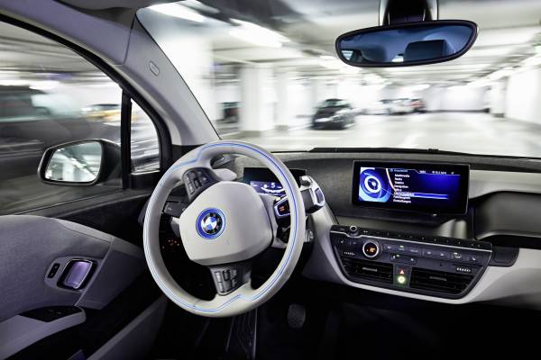 BMW i3 electric car interior