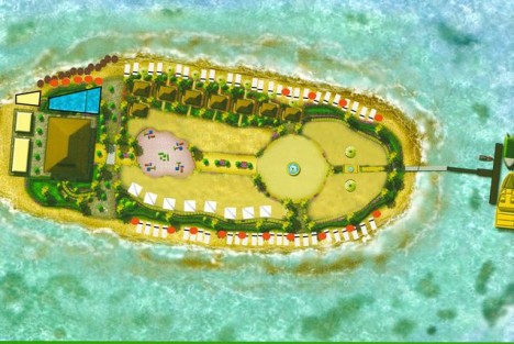first island resort Dubai the World