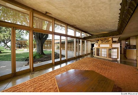 Frank Lloyd Wright house interior