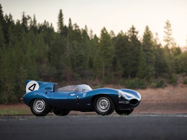 This 1955 Jaguar D-Type won the 1956 24 Hours of Le Mans. © Patrick Ernzen Courtesy of RM Sotheby's
