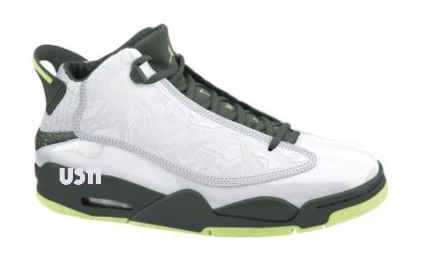 Jordan Dub Zero Returns black grey white green air jordan brand