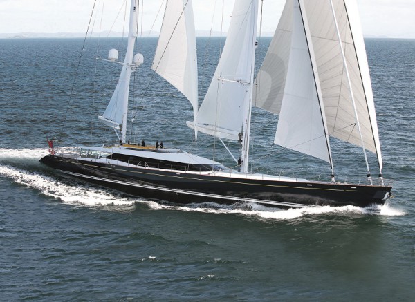 Luxury sail yacht Mondango by Alloy Yachts. built for extensive blue-water cruising