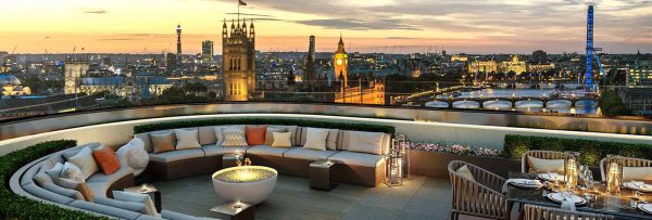 Balcony view from an apartment at The Corniche on the Albert Embankment , an upcoming London luxury real estate development