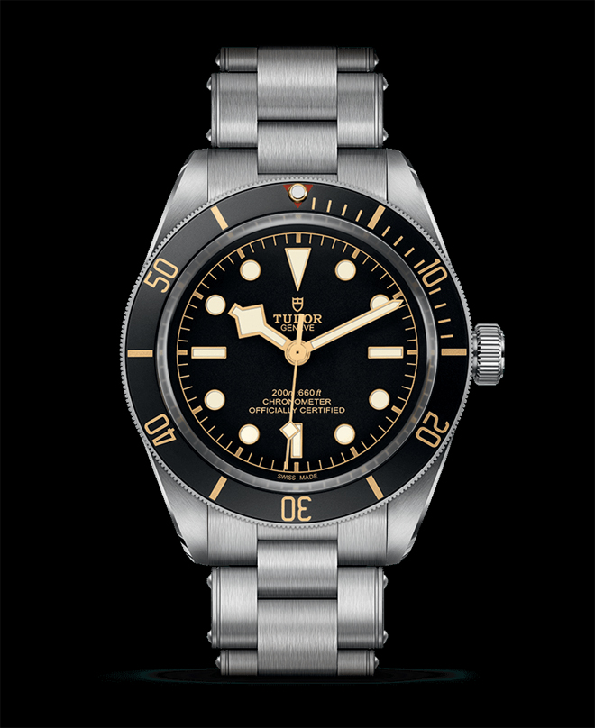 Tudor pays tribute with to their first diver's watch with a similarly proportioned Black Bay 58 driven by the new COSC certified Manufacture Calibre MT5402