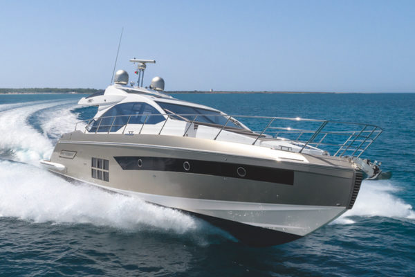 The S6 is the smallest yacht in Azimut's new-generation sports range