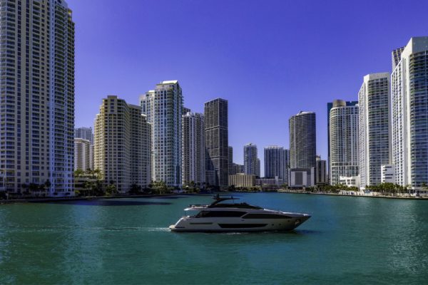 The Riva 90' Argo was unveiled at a private preview in Miami