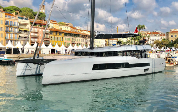 McConaghy’s MC60 sailing catamaran in Cannes in 2018