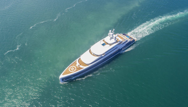 The 88.5m Illusion Plus launched by Pride Mega Yachts in 2018 is the biggest yacht built in Asia