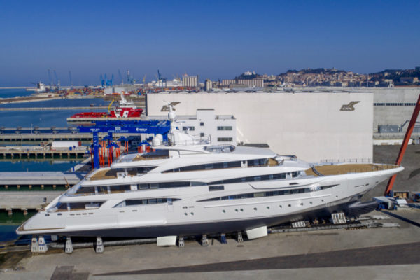 The 259ft M/Y 135 is CRN's second-longest yacht, behind the 80m Chopi Chopi launched in 2013