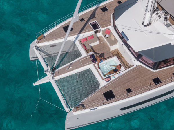 A “floating five-star hotel”, Fountaine Pajot’s flagship Alegria 67 won 2019 Multihull of the Year (over 50ft)