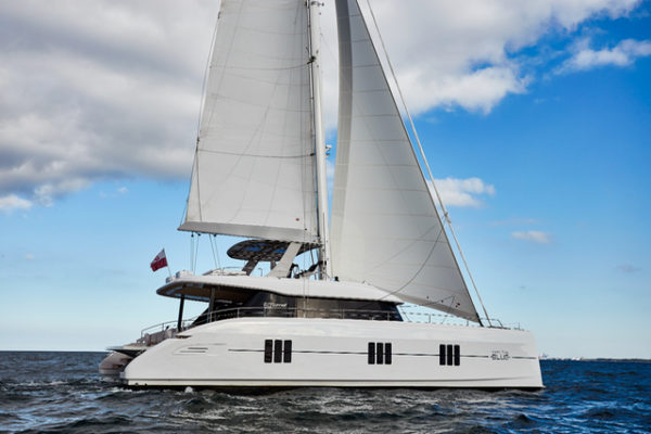 The Sunreef 60 fits in with the 50, 70 and 80 in the Polish builder’s new range of sailing catamarans