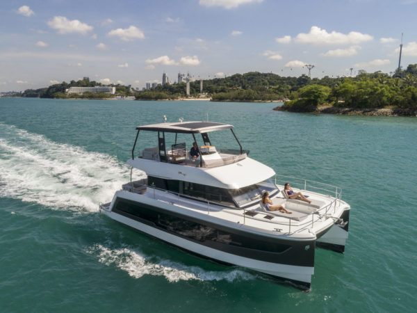 The Asia premiere of Fountaine Pajot's new MY40 was held in Singapore