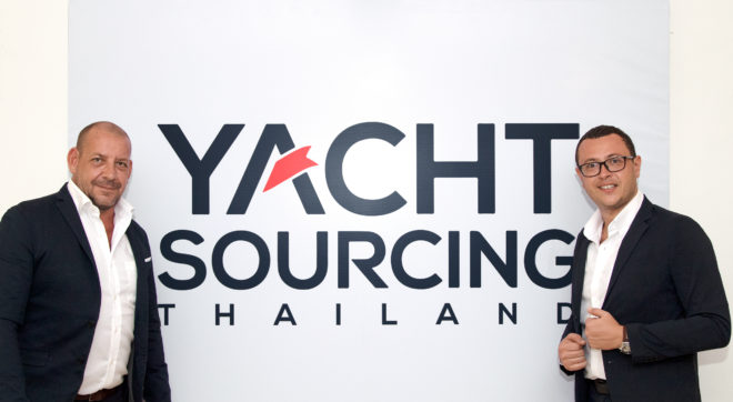 Yacht Sourcing co-founder Xavier Fabre (left) with Nicolas Monges (right), General Manager of the company’s Thailand operation