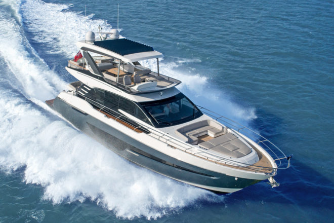 The Squadron 68 is Fairline's new flagship and could show in Singapore