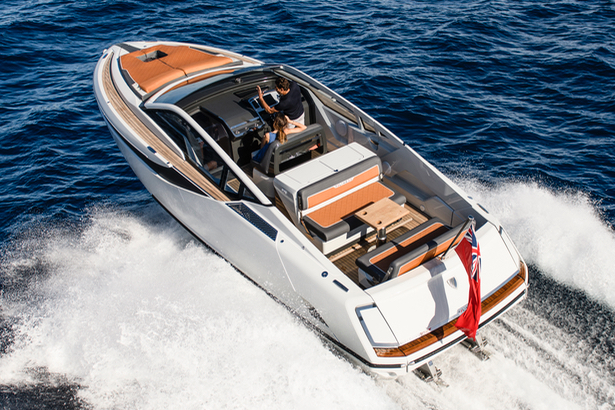 The F//Line 33 is Fairline's smallest and fastest boat