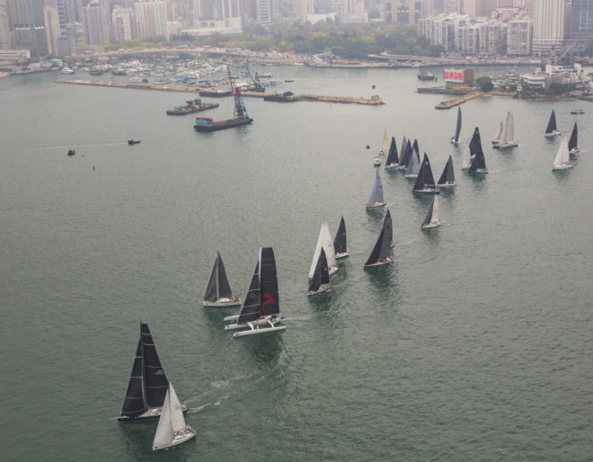 Start of the 2018 Rolex China Sea Race