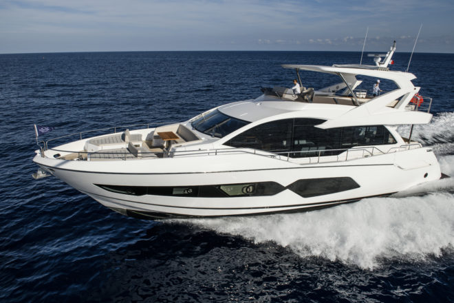The popular Sunseeker 76 Yacht has arrived in Singapore and Thailand