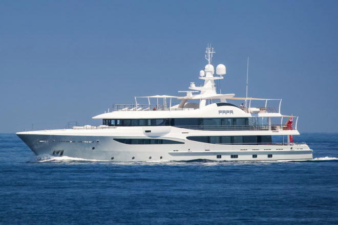 The 51m Codecasa Atlas and 55m Amels Papa were among 12 superyacht deals secured by Burgess’ Asia team