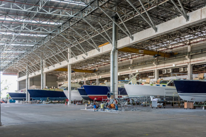 The Grand Banks Yachts facility in southern Malaysia, which produces Grand Banks and Palm Beach models, has completed a four-year expansion and upgrade