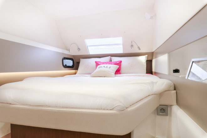 All the double cabins benefit from plenty of natural light