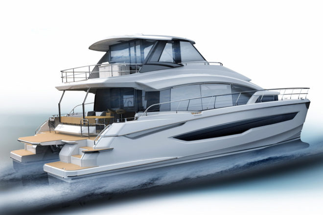 Aquila is completing the first 54 powercat (above) and 70 powercatfor debuts at Fort Lauderdale