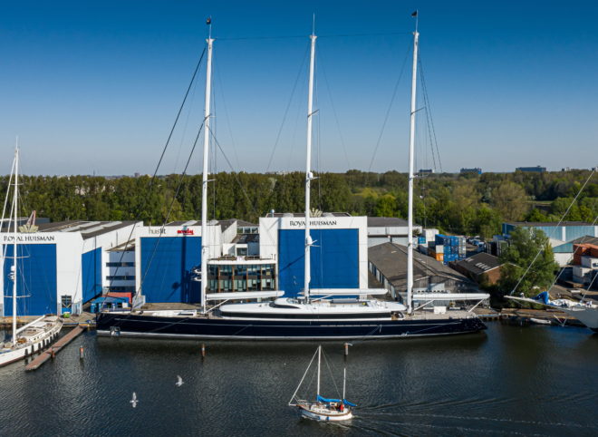 Sea Eagle II was designed by Designed by Dykstra Naval Architects and Mark Whiteley