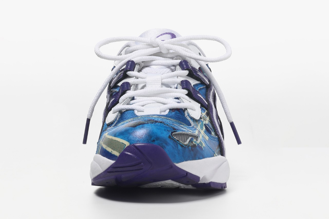 jantje ontembarr asics gel kayano 5 v og paint splatter purple blue silver white red green official raffle release date info photos price store list buying guide