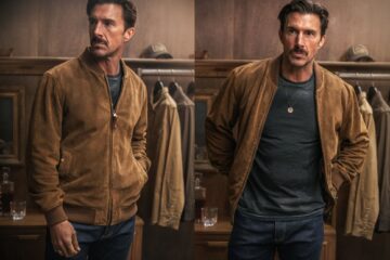 &SONS Buck Ridge Suede Bomber